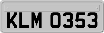 KLM0353