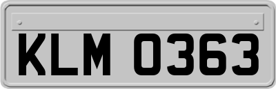 KLM0363