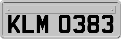 KLM0383
