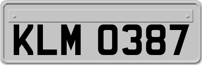 KLM0387
