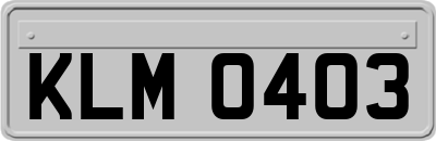 KLM0403