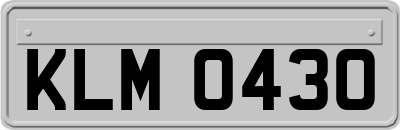 KLM0430
