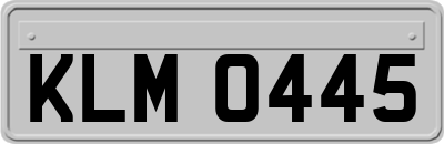 KLM0445