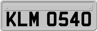 KLM0540