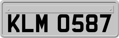 KLM0587