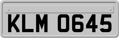 KLM0645
