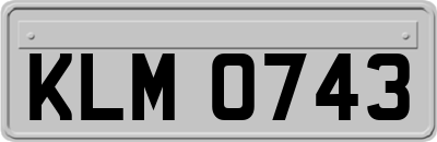 KLM0743