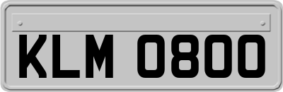 KLM0800