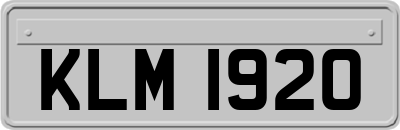 KLM1920