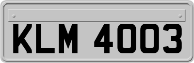 KLM4003