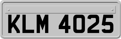 KLM4025