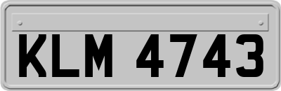 KLM4743