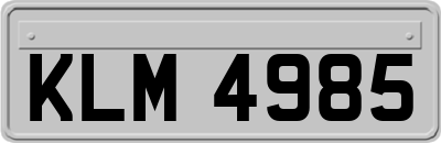 KLM4985