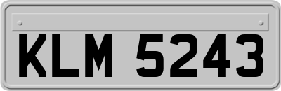 KLM5243