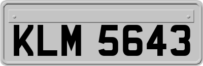 KLM5643