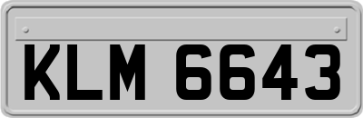 KLM6643