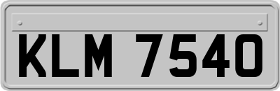 KLM7540
