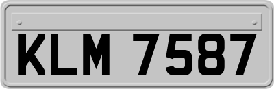 KLM7587