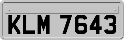 KLM7643