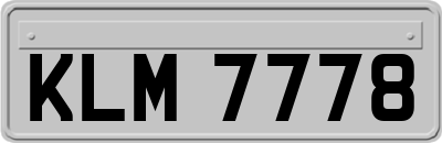 KLM7778
