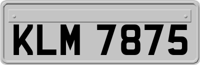 KLM7875