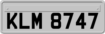 KLM8747