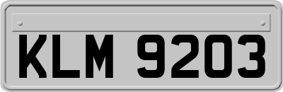 KLM9203