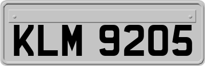 KLM9205