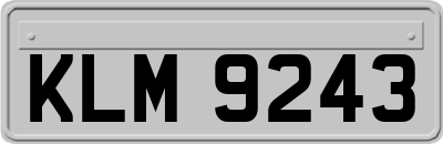 KLM9243