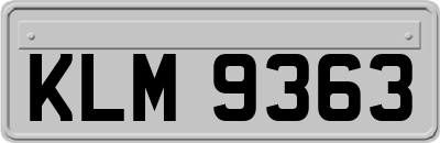 KLM9363