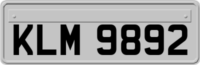 KLM9892