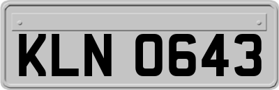 KLN0643
