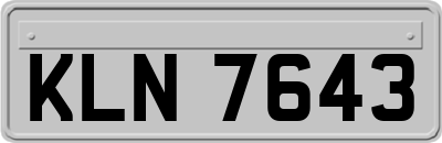 KLN7643