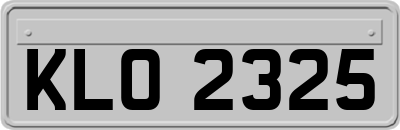 KLO2325