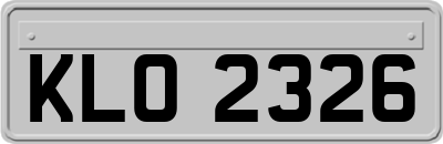 KLO2326