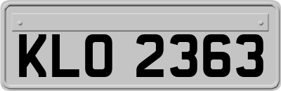 KLO2363