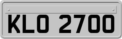 KLO2700