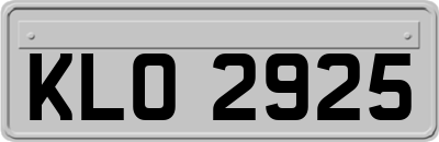 KLO2925