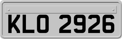 KLO2926