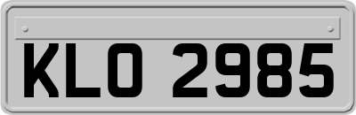 KLO2985
