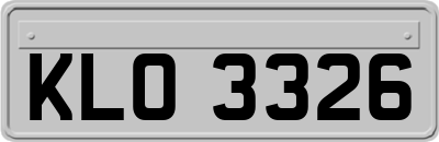 KLO3326