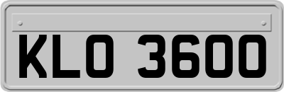 KLO3600