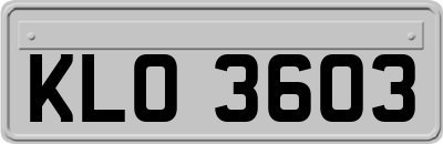 KLO3603