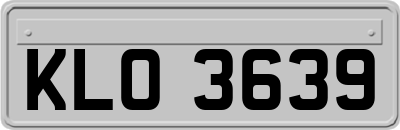 KLO3639