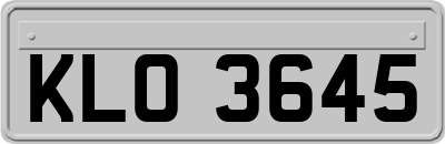 KLO3645