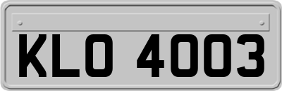 KLO4003