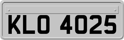 KLO4025