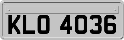 KLO4036