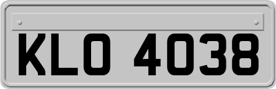 KLO4038