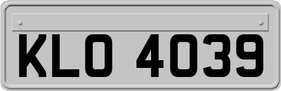 KLO4039